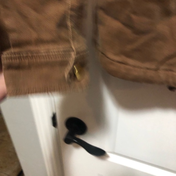 Nikki D womans size large pit to pit 22 Bomber brown jacket zipper - Picture 8 of 11